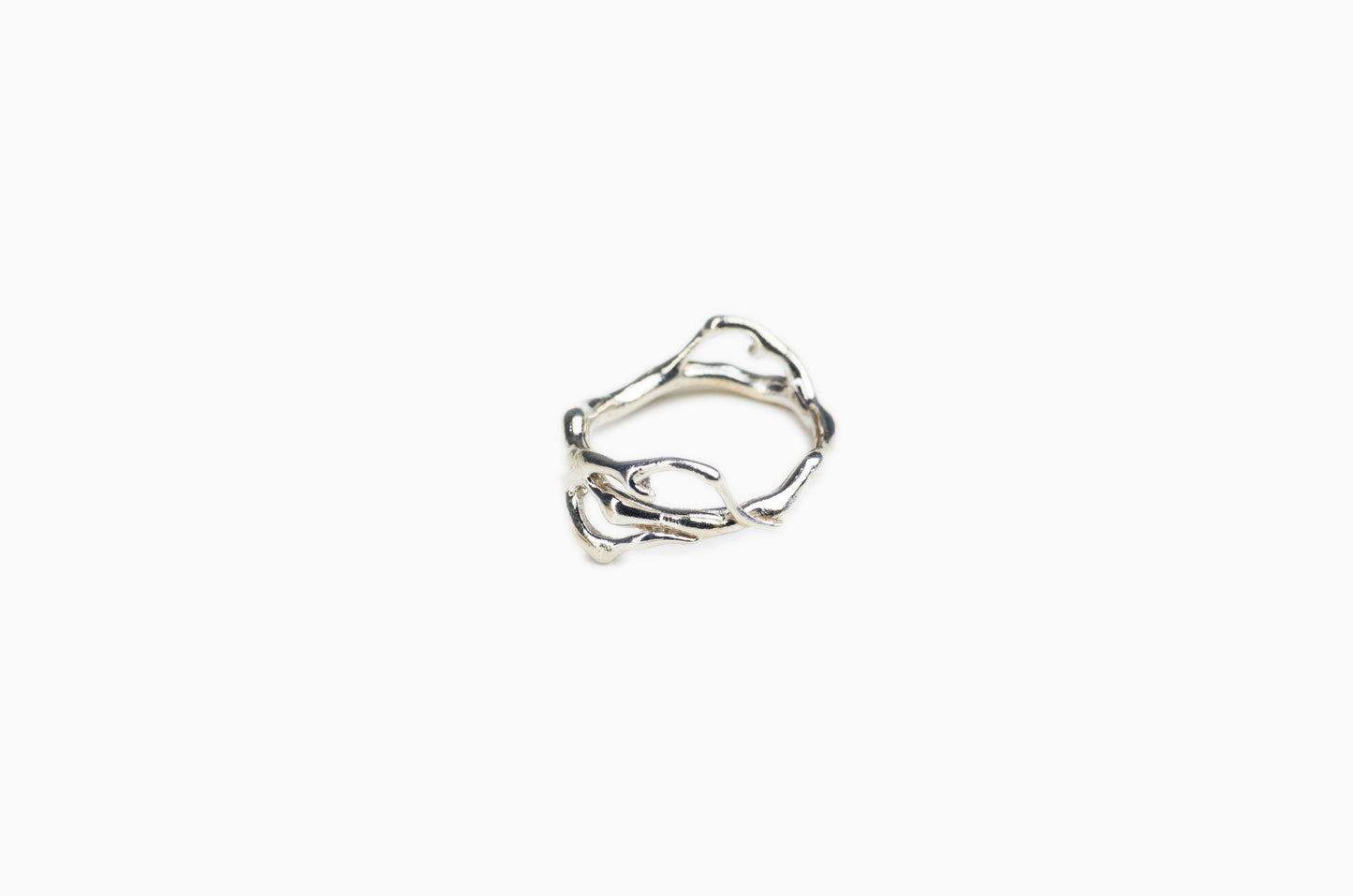 Jonc Corail Simple en Argent