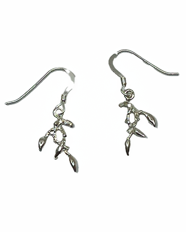 Boucles d'oreilles brindille 22mm Argent Sterling 925